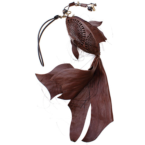 Power of Making gallery: “Fish out of water” bag, designed by Lisa Farmer, made by Girogio Vacca