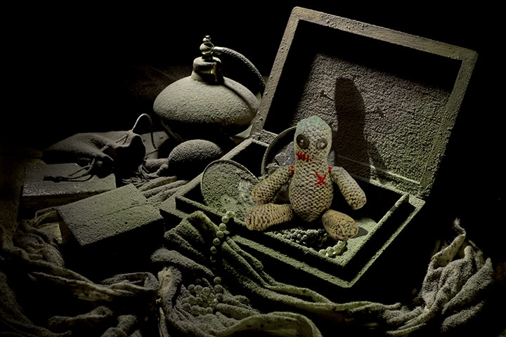 Evil knits: Voodoo doll cat toy