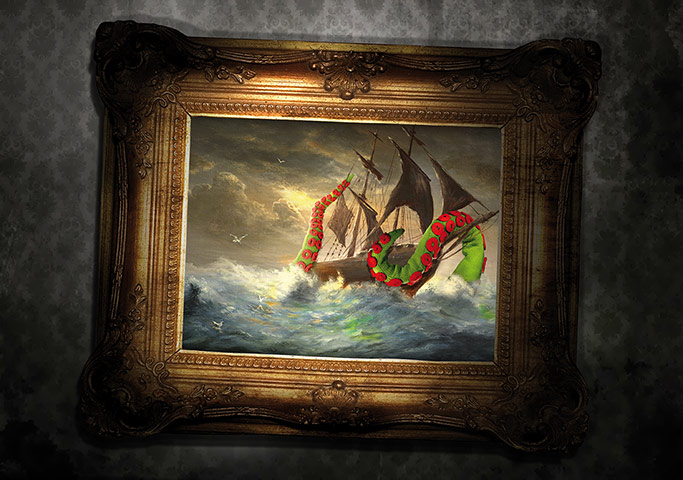 Evil knits: Kraken tentacle