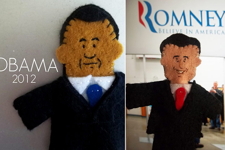Obama craft: Puppets