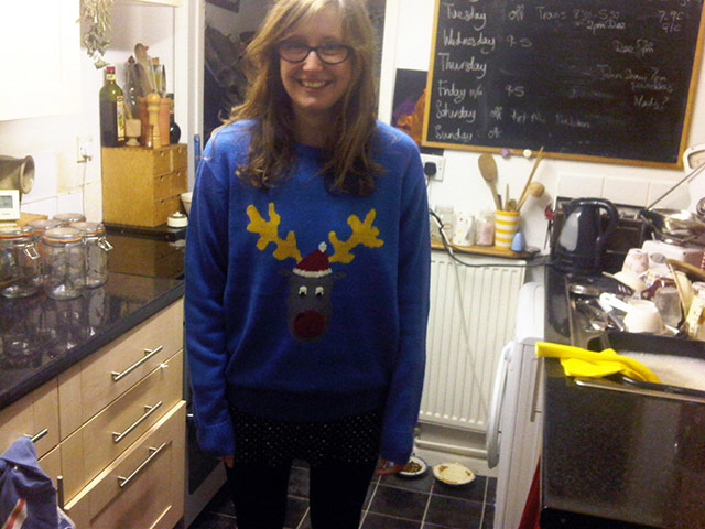 Christmas jumpers: Ella Walker