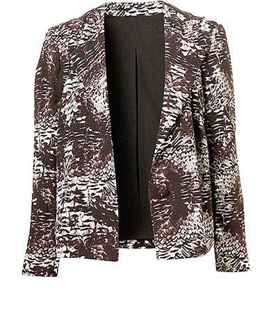 Blazers: Feather print