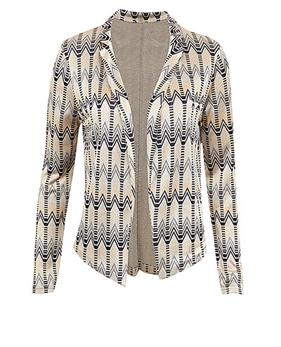 Blazers: Knitted zigzag