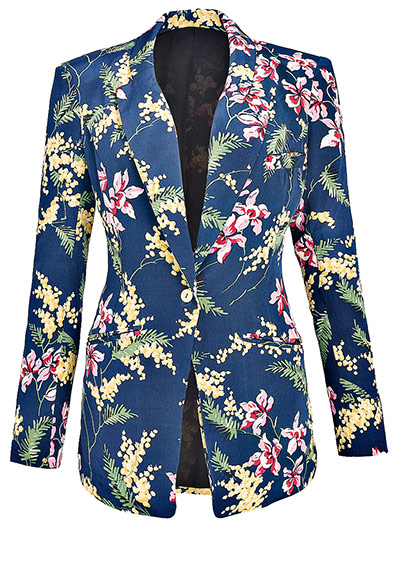 Blazers: Wisteria print