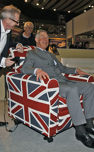 Prince Charles Ideal home: Prince Charles visits the Ideal Home Show