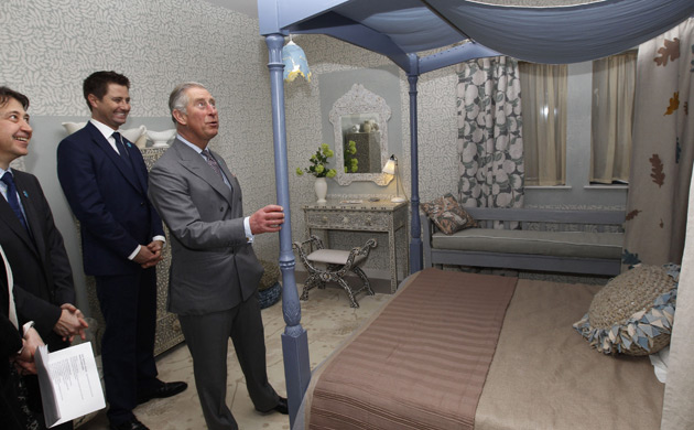 Prince Charles Ideal home: Prince Charles visits The Ideal Home Show