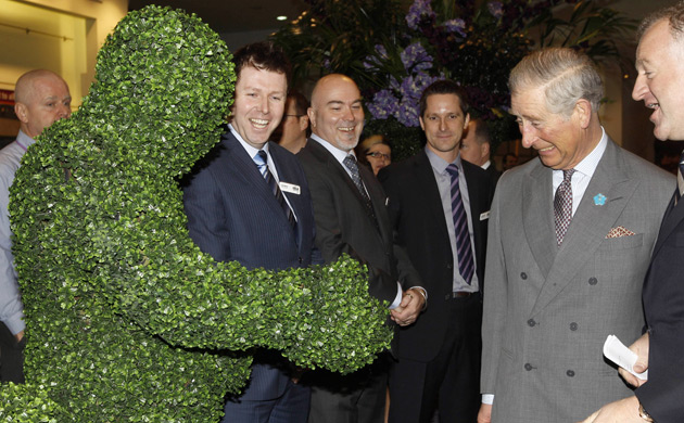 Prince Charles Ideal home: Prince Charles visits The Ideal Home Show