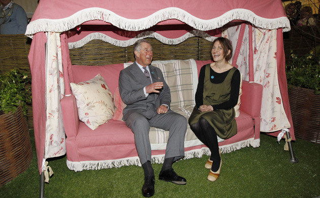 Prince Charles Ideal home: Prince Charles visits The Ideal Homes Show