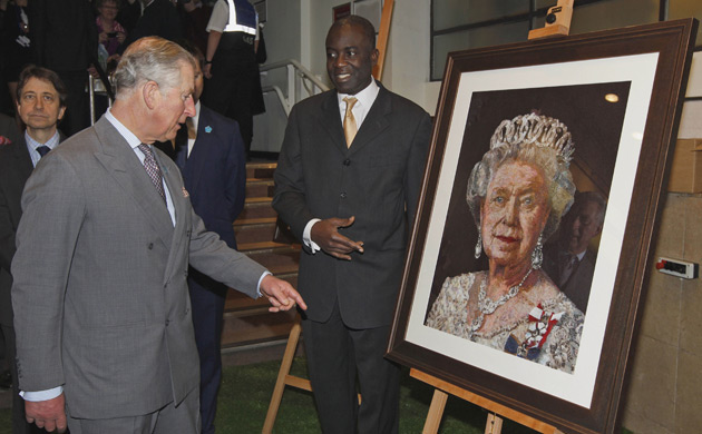 Prince Charles Ideal home: The Prince Of Wales Visits The Ideal Homes Show