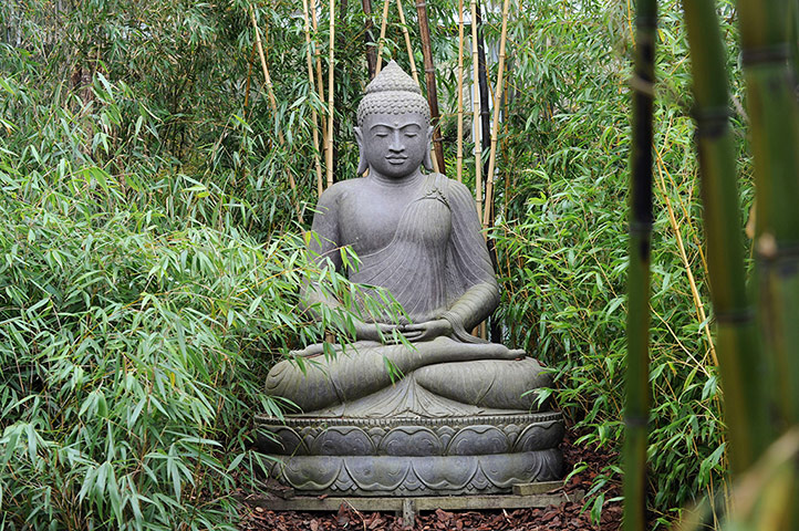 Floriade: A Buddha statue in the Indonesian area