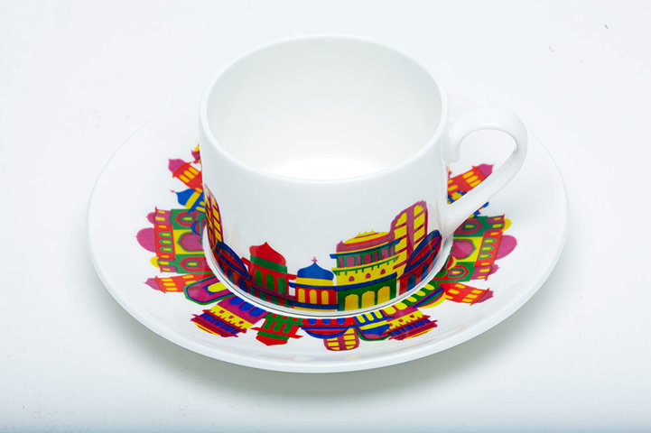 India meets china: The Haveli cup and saucer, £10, by The Play Clan