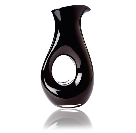 Coloured glass: Black jug