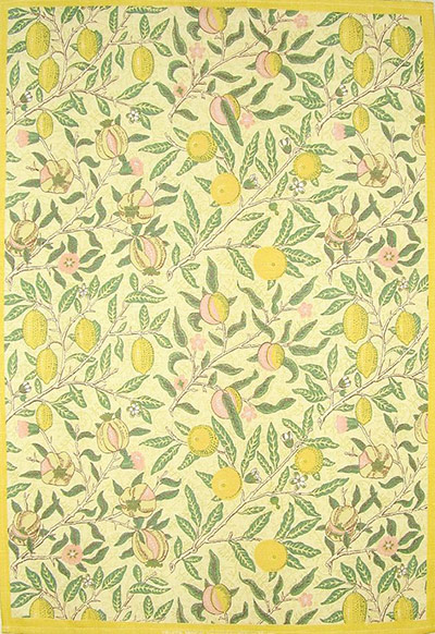 tea towels: Fruits Minor tea towel by William Morris