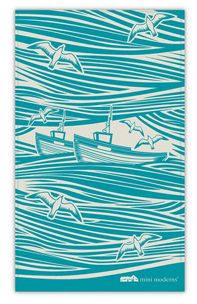 tea towels: Whitby tea towel