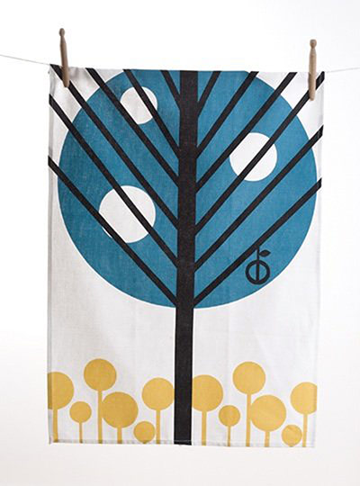 tea towels: Ferm Living Apple Tree tea towel