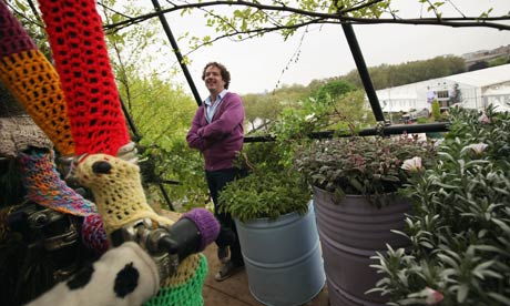 Diarmuid Gavin in his Chelsea flower show garden