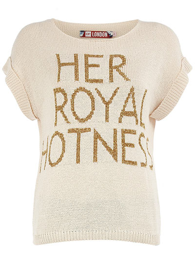 Jubilee tat: 'Her Royal Hotness' sweater