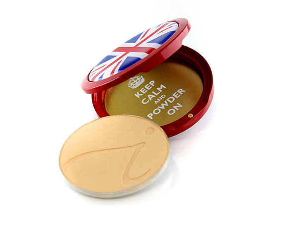 Jubilee tat: 'Keep calm and powder on' compact
