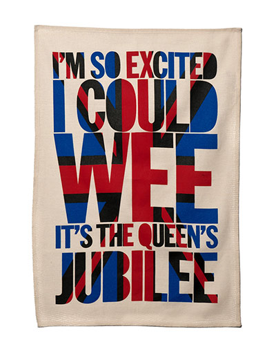 Jubilee tat: Diamond Jubilee tea towel