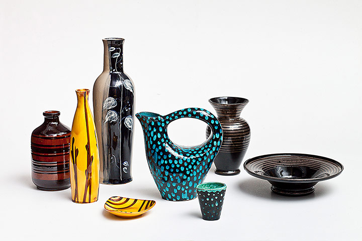 Soviet interior style: Porcelain vases