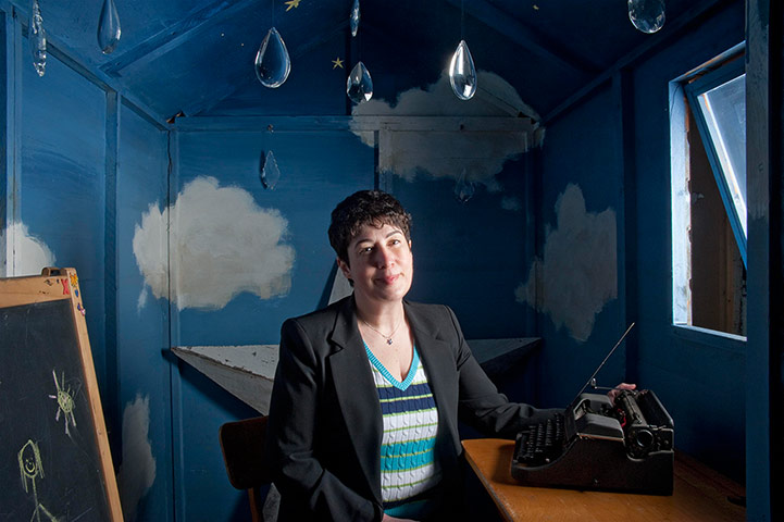 Sheds: Joanne Harris's 'sky shed'