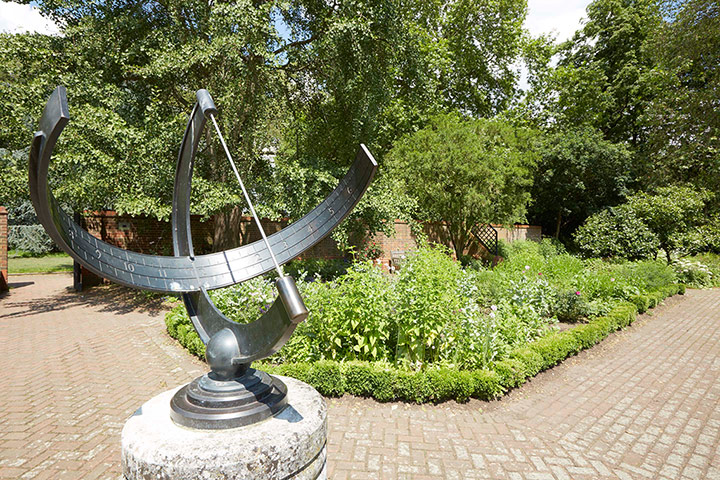 Garden: Sundial after