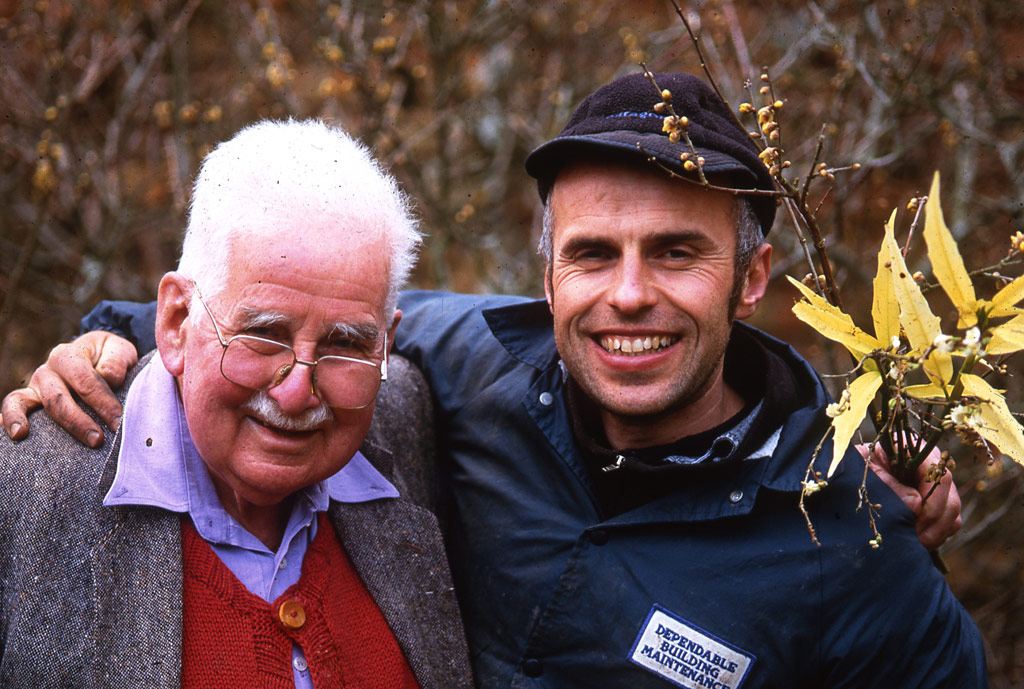 Christopher Lloyd (left) and Fergus Garrett, pictured in 2004