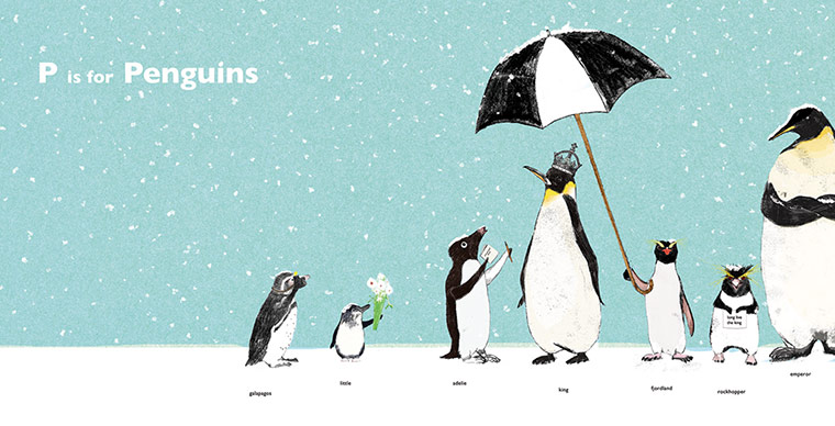 Alphabet : P is for penguin from Eightbear