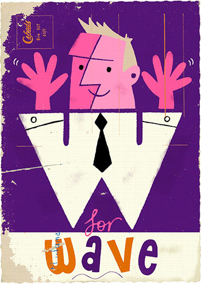 Alphabet : W is for wave by Paul Thurlby