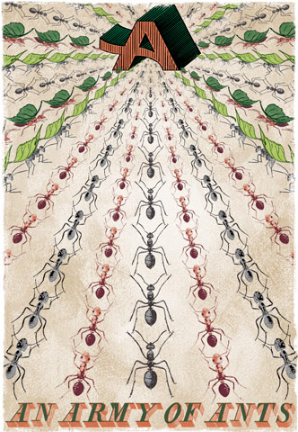 Alphabet: An army of ants from Woop Studios