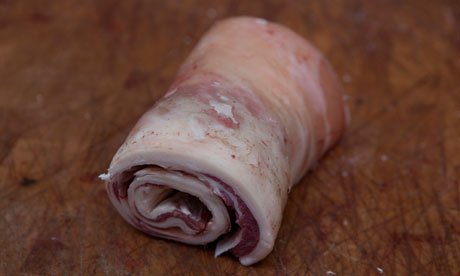 Rolled hogget breast