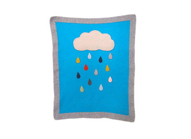 Wool Week gallery: Knitted blanket with crochet border