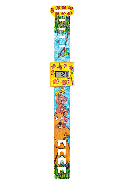 Paper watch project: Watch illustrated by Karl Newson