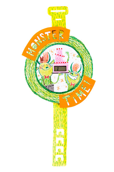 Paper watch project: Watch illustrated by Alex T Smith 