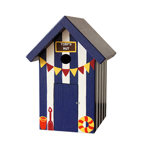 Bird boxes - in pictures: Swanky Maison beach hut bird box