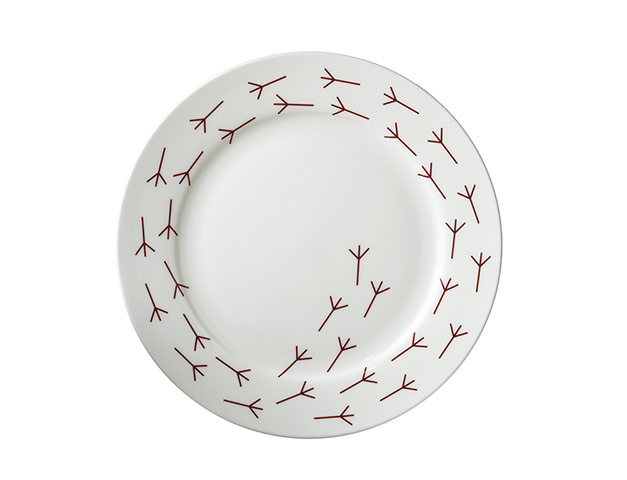 Simple things gallery: Birdy walk dinner plate