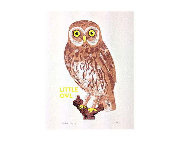 Valentine's day gifts: Owl print from Shopfloor project