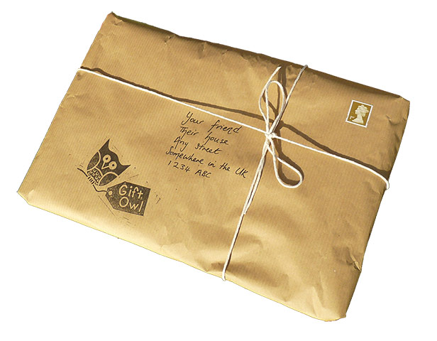Valentine's day gifts: Gift Owl parcel
