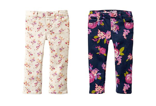 Pretty prints : Gap jeans