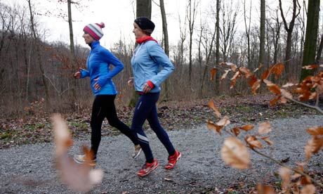 Running in wintry weather