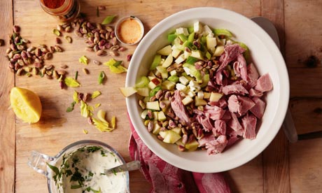 Pistachio and ham salad