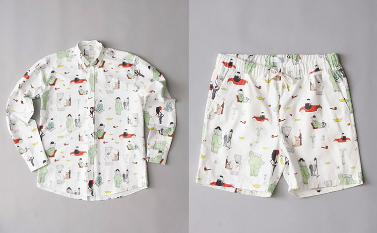 Babar the Elephant: Shirt and shorts from Soulland's Babar collection