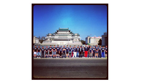The fun runners in North Korea