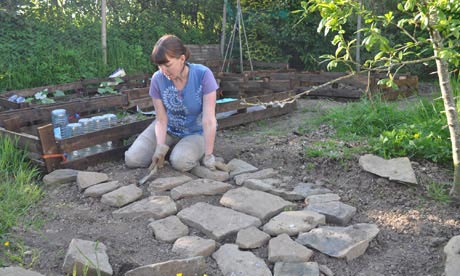 Kim Stoddart builds pathways out of salvaged stone