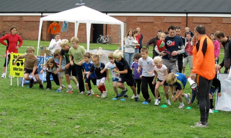 The start of a Kids Run Free event