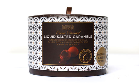 Marks & Spencer liquid salted caramels