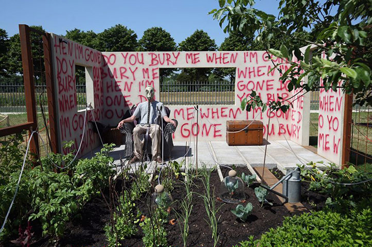 Hampton Court 2013: 'I Disappear' garden at the Hampton Court Palace flower show
