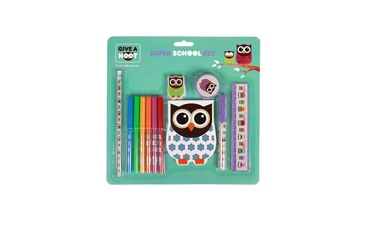Back to school: Owl set from Rymans