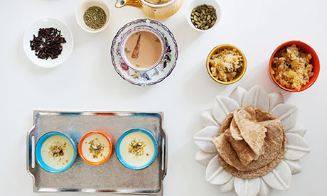 Get togethers: badaam phirni; it’s like a more elegant cousin of traditional rice pudding.