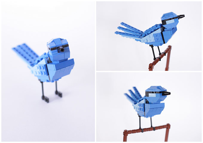 Lego birds of Oceania: Shane the Splendid Fairy Wren